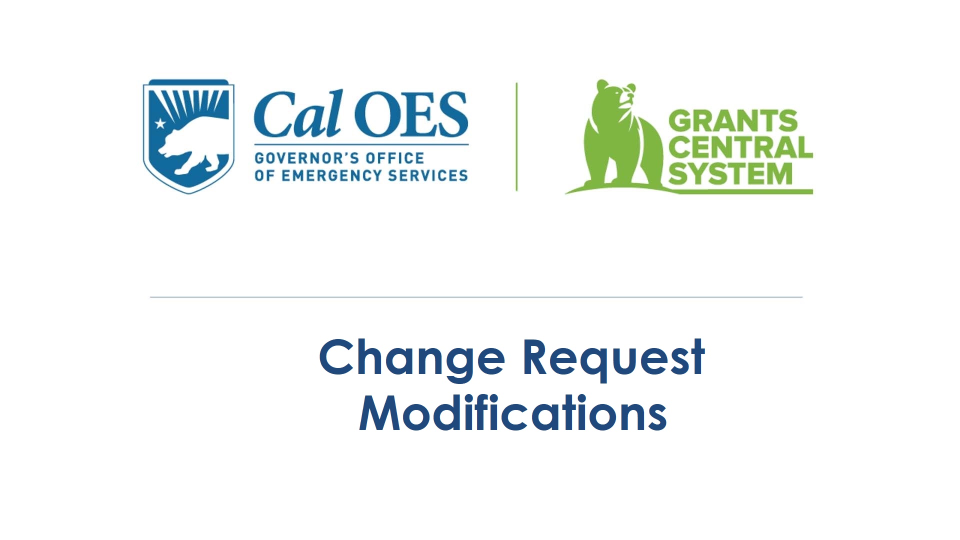 Images - GCS Change Request Modification Webinar